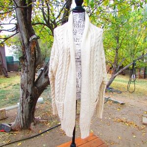 Italian Cream Chunky Knit Cardigan